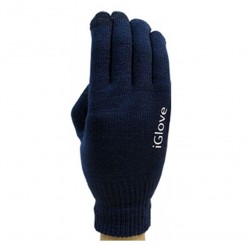 Ръкавици за тъчскрийн с нова "3 Tip" технология - тъмно син