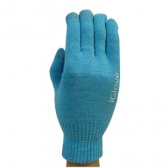 Ръкавици за тъчскрийн с нова "3 Tip" технология - светло син