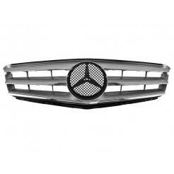Хром/сива решетка тип Avantgarde за Mercedes C класа W204 2007-2011