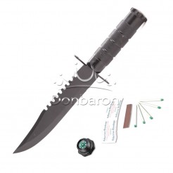 Военен нож с компас, кибрит и лепенка Hunting Knife Stainless 