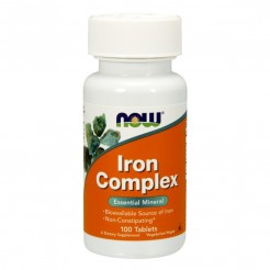NOW Iron Complex (Комплекс желязо) 100 tabs