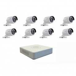 Комплект система за видеонаблюдение HIKVISION 8CH TURBO HD SET с 8 камери