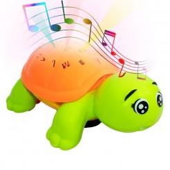Интерактивна музикална костенурка със звук и светлина