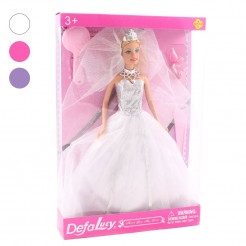 Кукла Defa Lucy с булчинска рокля и стойка
