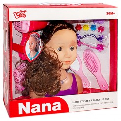 Кукла Глава за прически Нана