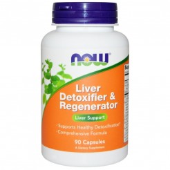 NOW Liver Detoxifier & Regenerator, 90 Капсули