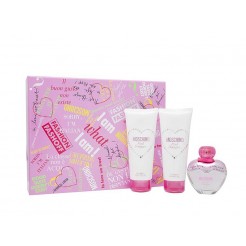 Moschino Pink Bouquet ( EDT 50ml + 100ml Body Lotion + 100ml Shower Gel ) дамски подаръчен комплект