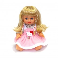 Моята любима музикална кукла от Happytoys със Синя/Розова рокля