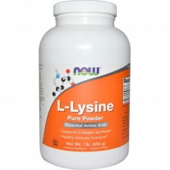 NOW L-Lysine Powder 454 g
