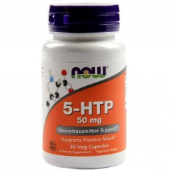 NOW 5-HTP 50mg, 30 Vcaps