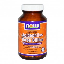 NOW - Acidophilus Three Billion - 90 tabs