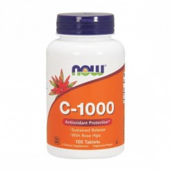 NOW Vitamin C-1000, 100 tabs