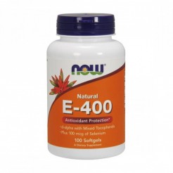 NOW Витамин E-400 + Selenium 100 гел капсули