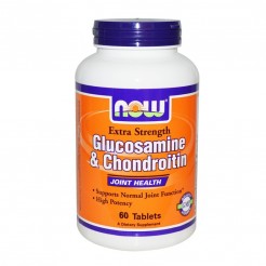 NOW Glucosamine & Chondroitin 750/600mg, 60 tabs