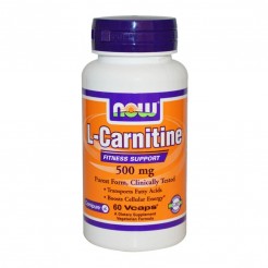 NOW L-Carnitine 500mg, 60 vcaps