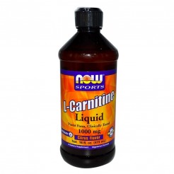 NOW L-Carnitine Liquid 1000mg, 465ml, 31 servs