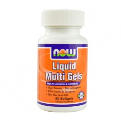 NOW Liquid Multi Gels, 60 Дражета