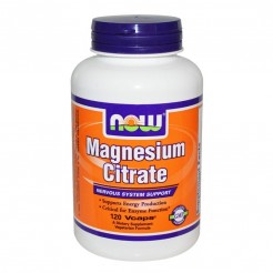 NOW Magnesium Citrate 167mg, 120 Vcaps