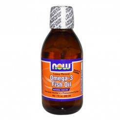NOW Omega-3 Liquid (Lemon), 200 МЛ
