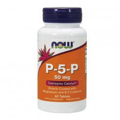 NOW P-5-P Vegetarian (Витамин B-6) 50 МГ, 60 Таблетки