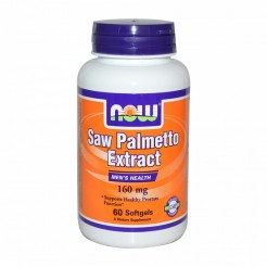 NOW Saw Palmetto Extract 160 МГ, 60 Дражета