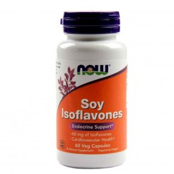 NOW Soy Isoflavones /Non-GE/ 150mg, 60 VCaps