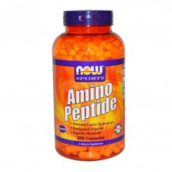 NOW Sports Amino Peptide 400 МГ 300 Капсули