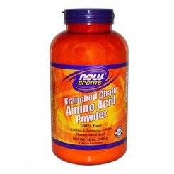 NOW Branched Chain Amino Acid /BCAA/ 340gr, 65 Serv