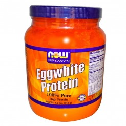 NOW Sports Eggwhite Protein Неовкусен 544 Г
