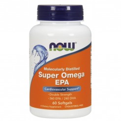 NOW Super Omega EPA 1200 мг, 60 дражета