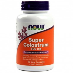 NOW Super Colostrum 500 МГ, 90 Капсули
