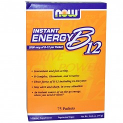 NOW - Витамин B-12 Instant Energy, 75 Пакета