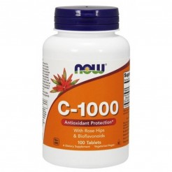 NOW Витамин C-1000, 100 Капсули