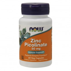 NOW Zinc Picolinate 50 МГ, 60 Капсули