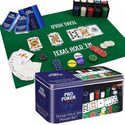 Texas Hold Em от Tactic, Покер сет в метална кутия
