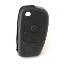 Черен силиконов калъф за ключ за Audi 