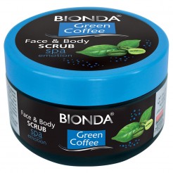 Скраб за лице и тяло Bionda 350ml-Зелено кафе