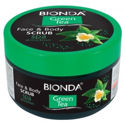 Скраб за лице и тяло Bionda 350ml-Зелен чай