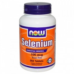 NOW Selenium 100 МКГ, 250 Таблетки