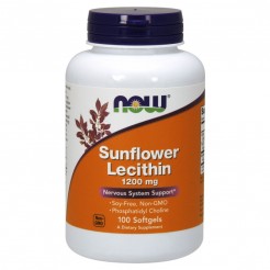 NOW Lecithin 1200mg, 100 softgels