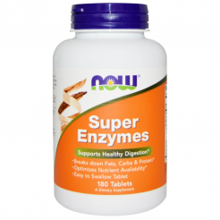 NOW Super Enzymes, 180 tabs