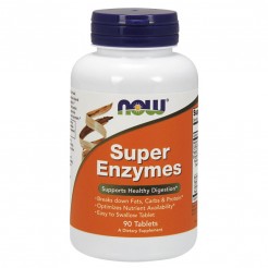 NOW Super Enzymes, 90 tabs