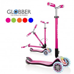 Сгъваема тротинетка Globber Elite Prime със светещи колела