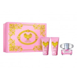 Versace Bright Crystal ( EDT 50ml + 50ml Shower Gel + 50ml Body Lotion ) дамски подаръчен комплект