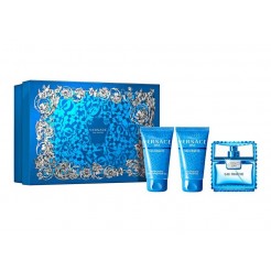 Versace Man Eau Fraiche ( EDT 50ml + 50ml Bath & Shower Gel + 50ml Shampoo ) мъжки подаръчен комплект