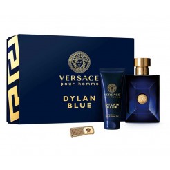 Versace Pour Homme Dylan Blue ( EDT 100ml + 100ml Bath & Shower Gel + щипка за пари ) мъжки подаръчен комплект
