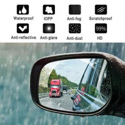 Защитно фолио за страничните огледала на автомобила против дъжд, мъгла и заскрежаване 