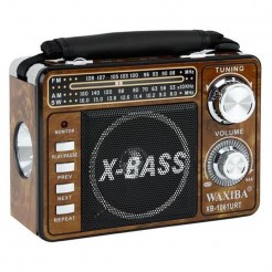 Преносимо радио Waxiba XB-1061URT с USB, MMC, MP3 и фенер