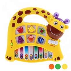 Забавно пиано Жирафче от Happytoys - Образователна музикална играчка
