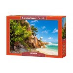 Пъзел Castorland от 2000 части - Райският плаж, Сейшели